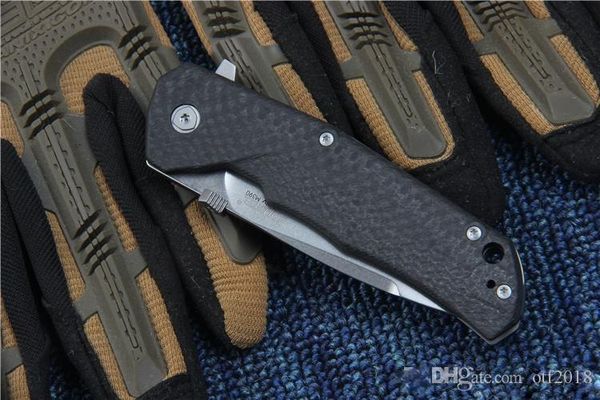 

2017 Lionsteel TRE M390 Tactical Folding Knife 60HRC M390 Carbon Fiber Handle Molletta Camping Hunting Survival Pocket Gift EDC Knife