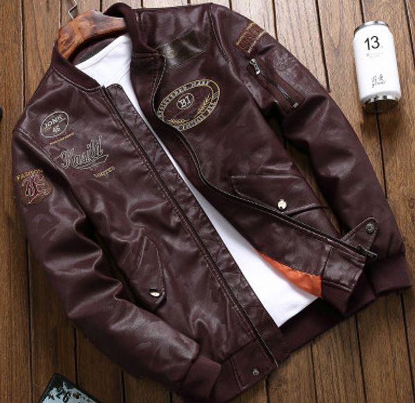

Lst910083 Mens Designer Jackets Motorcycle Coat for Boys Fashion Cool Jacket with Letter Pattern 3 Styles 2020 Autumn New Arrival