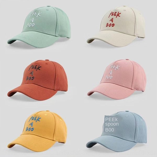 

ha16z children's hat korean style fashion letter embroidered embroidered baseball cap men's and women's baby outdoor sunshade, Blue;gray