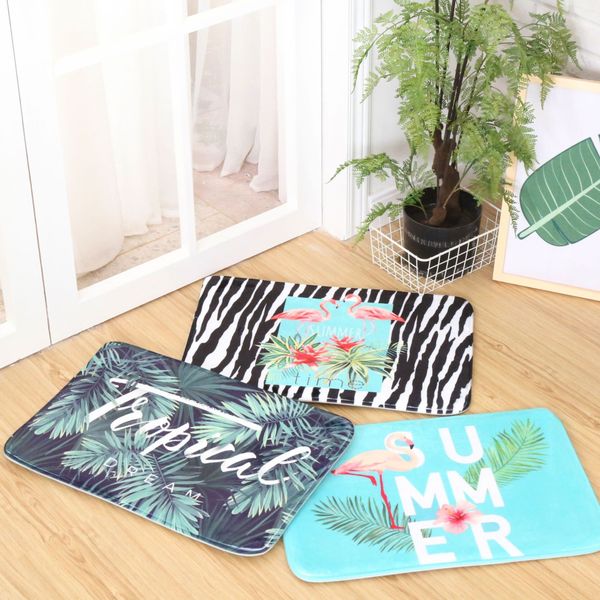 

ins nordic modern simple water absorbing anti-skid washable non-slip tress non-slip mat bedroom entrance mat pattern