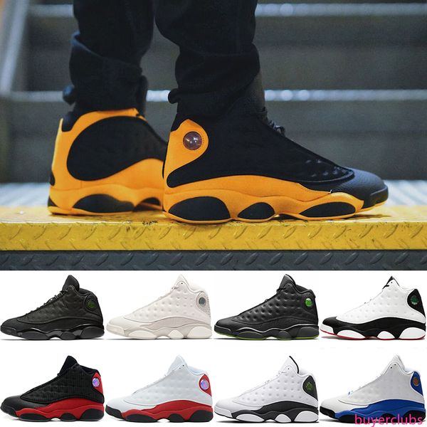 

he got game 13 13s men basketball shoes melo class of 2002 phantom black cat designer athletic trainer sports sneakers size 41-47, Black;green