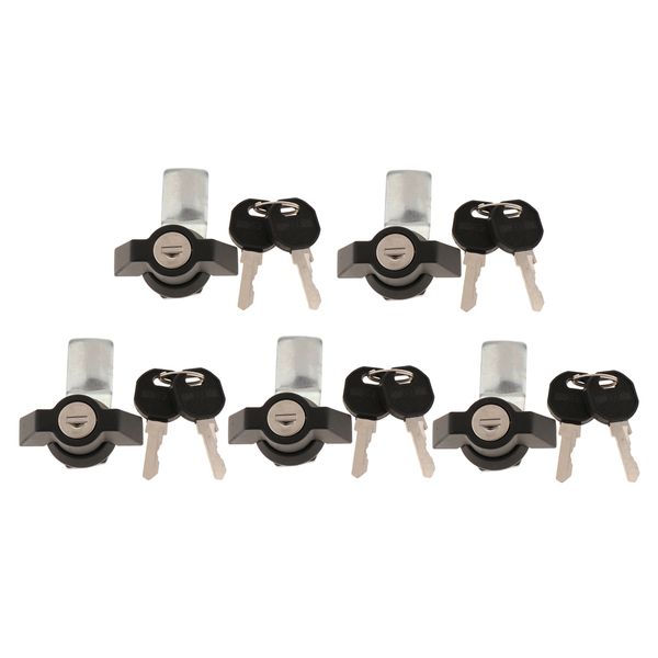 

2pcs rv truck electric cabinet file lock turning handle toolbox latch