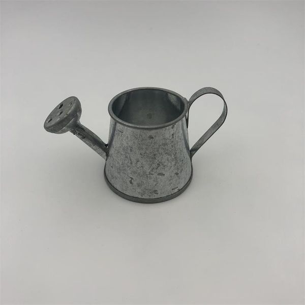 

100шт d4.4xh3.8cm / d1.7xh1.5inch малых лейки мини горшки железа для microlandschaft симпатичного dollhouse декора sf-009