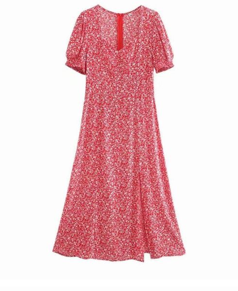 

районная смесь квадратной шея цветочного принт-линия щелевой один цельный платье случайно, Black;gray