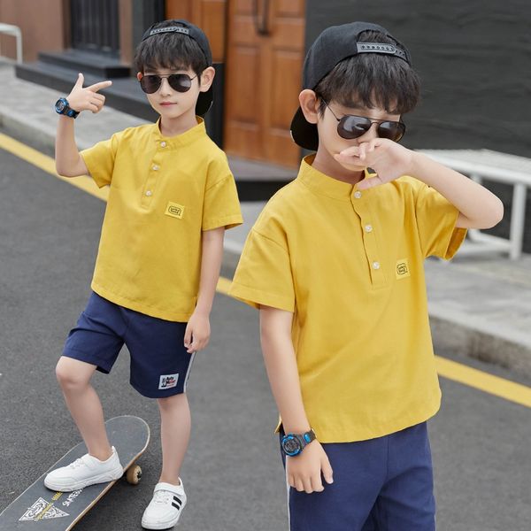 

swypx men's suit summer clothes 2020 new casual western style printing round collar short sleeve sports children's men's clot