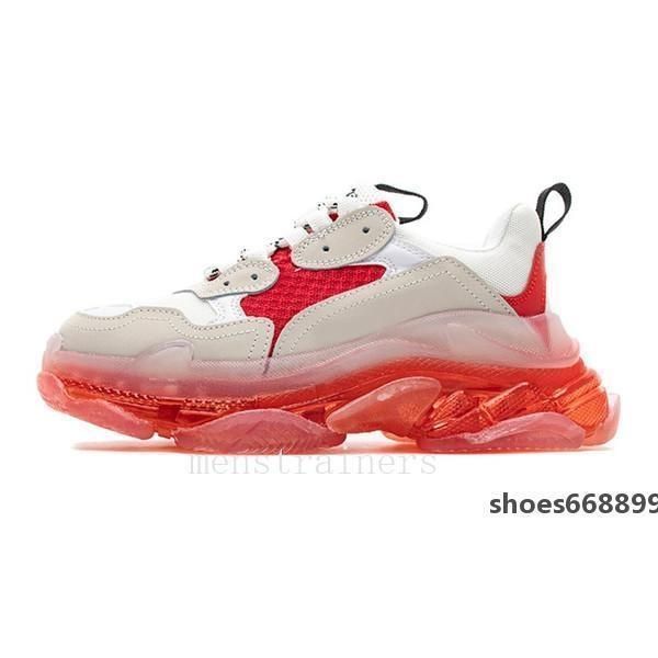 

2020 designer triple s crystal bottoms mens womens casual shoes paris 17fw schuhe sneakers vintage dad platform women luxury trainers