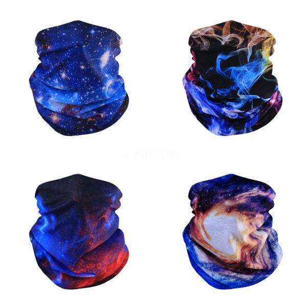 

yt3ur 3d balaclava seamless magic scarf neck face neck ghost bandana mask ring shield headband cycling tube scarf headwear#123, Black