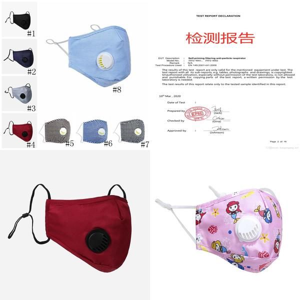 

mouth anti-dust with filters pm2.5 with adjustable valve kids protective mask masks designer mask face mask breathing 11style ukcmu