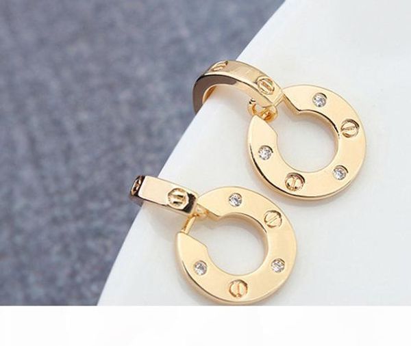 

2019 brand earring letter earrings luxury designer jewelry woman stud fashion rhinestone tassel gold plated stainless steel15651720486491ff#, Golden;silver