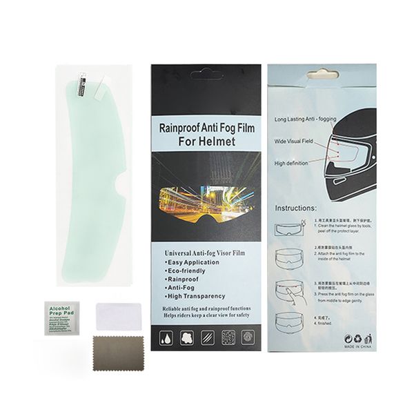 

1pc motorcycle helmet anti-fog lens universal motorcycle rainproof anti-fog patch visor lens helmet film