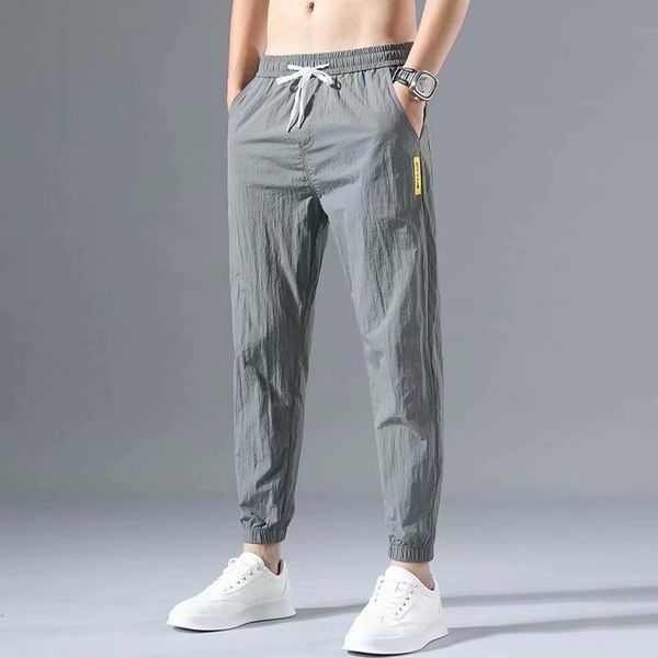 

new jogging pants men sport sweatpants running pants gym men joggers trackpants slim fit, Black