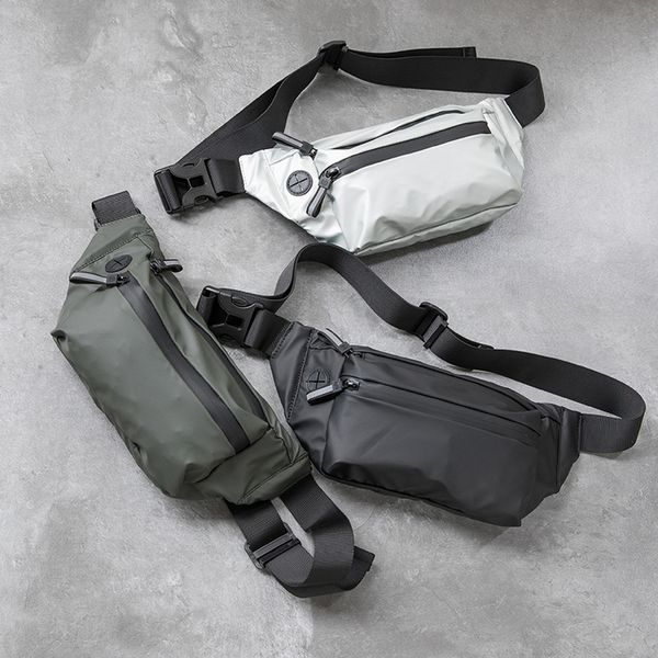 

waterproof man waist bag fashion chest pack outdoor sports crossbody bag casual travel male bum belt bag