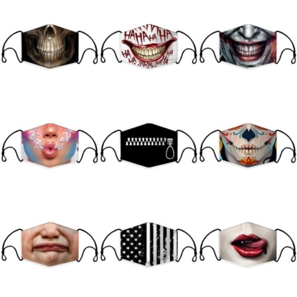 

cotton face masks breather valve pm2.5 mouth mask dustproof washable reusable cotton fabric mask in stock#415