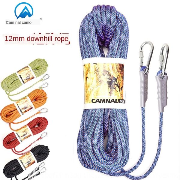 

kangle outdoor 12mm safety climbing landing life-saving rope safety rope climbing equipment 10 m