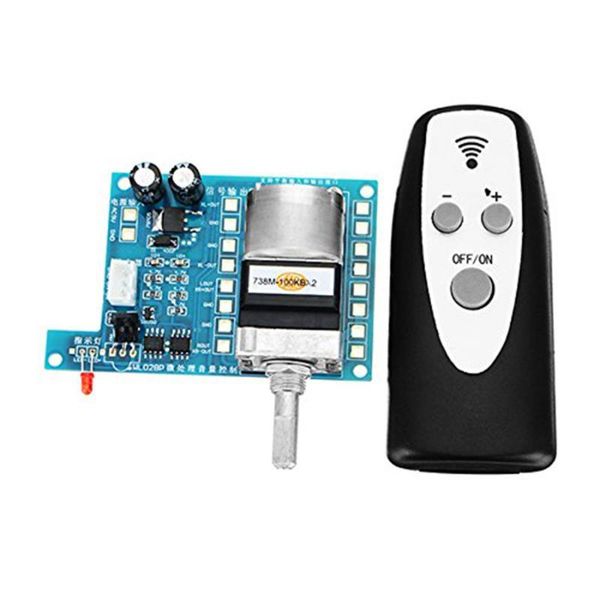 

9v infrared remote control volume controller board alps prepotentiometer intelligent 9v infrared electronic controller board