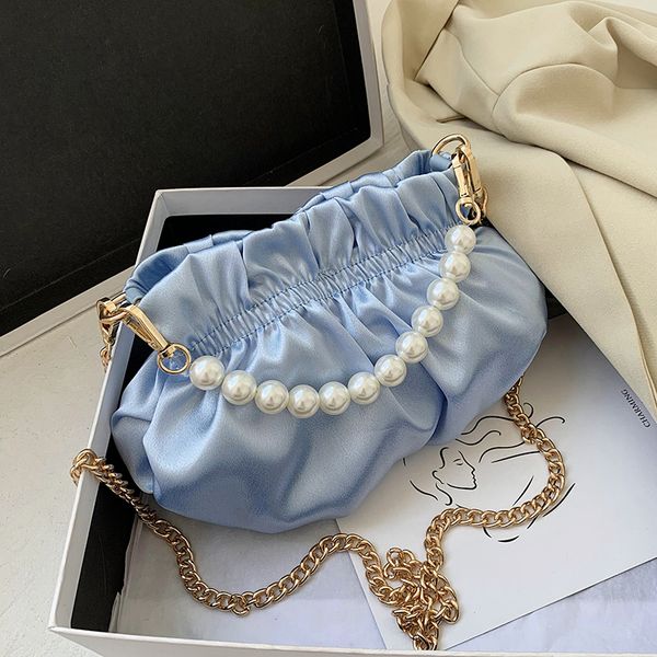 

pearl small crossbody bags for women 2020 elegant sweet shoulder handbags female travel chain cross body bag