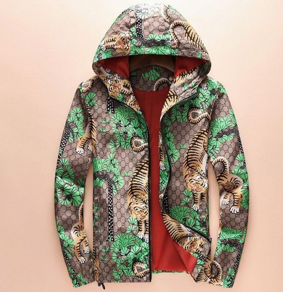

2020 мужчина medusa куртка с длинным рукавом на молнии куртки моды шаблона печати slim fit ветровка printed тонкого куртка дизайнера фуга ку, Black;brown