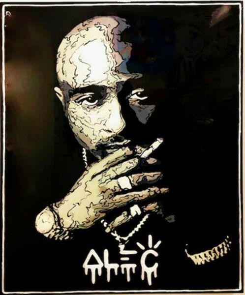 

alec monopoly graffiti art tribute portrait home decor handpainted & hd print oil painting on canvas wall art canvas pictures 1049