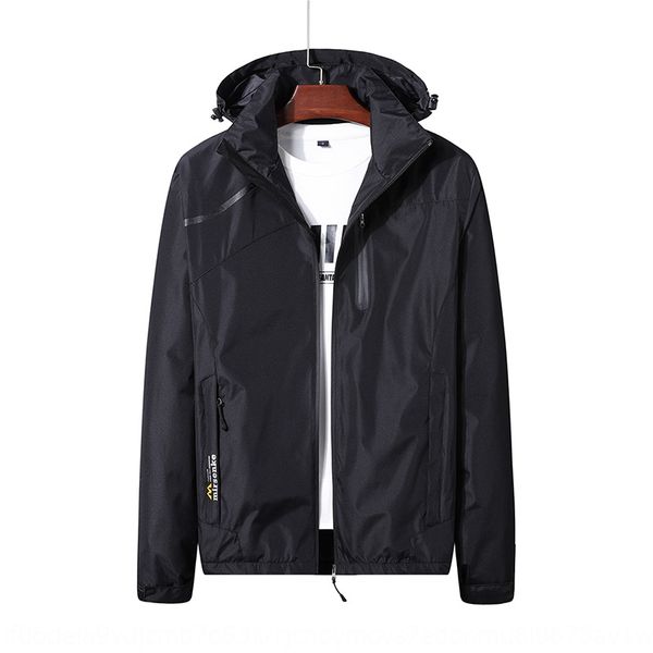 

мужская куртка большого размера плюс плюс размера мужского осени нового жира куртка jacketloose бизнес случайного жир пальто, Tan;black