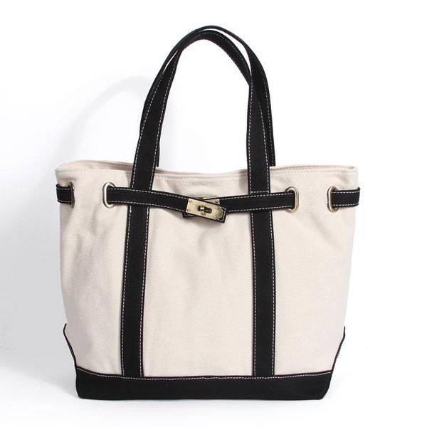 

inyheo tote bag ladies cotton canvas tote bag commute 12 colors simple fashion canvas large capacity shopping