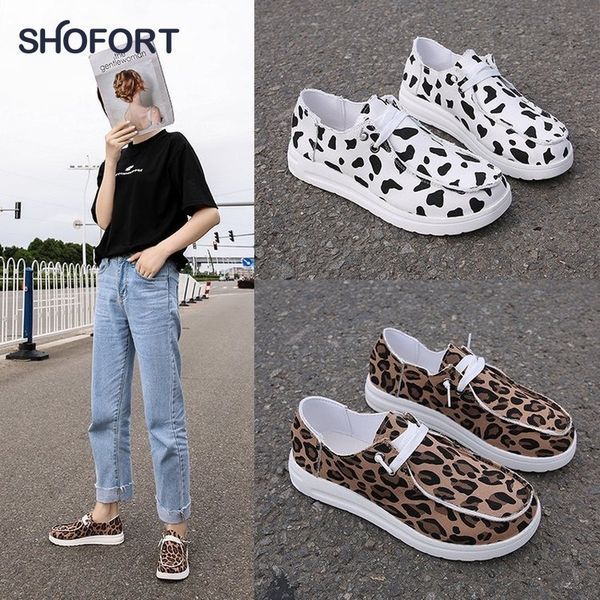 

shofort 2020 autumn new casual fashion canvas shoes breathable multi-color light and comfortable flat bottom shoes for women, Black