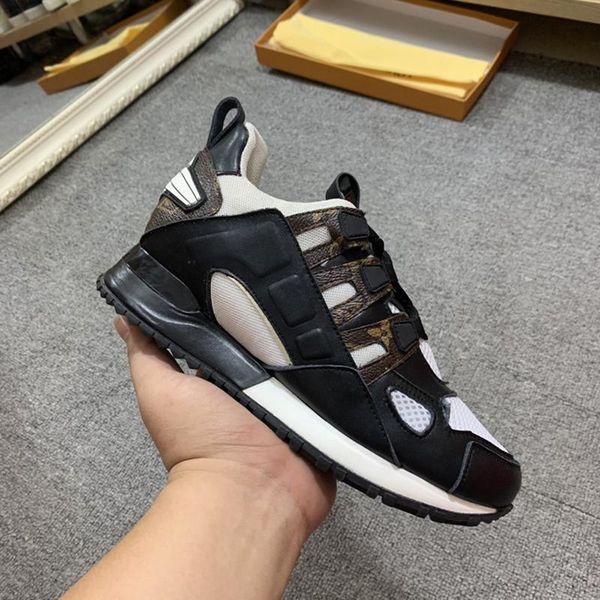 

2020n new luxury design frosted rubber sole sneakers all-match fashion mens casual shoes mens banquet shoes size: 38-451, Black