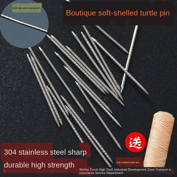 

stainless steel needle anti-slip double pointed tortoise tortoise needle fishing turtle golden turtle back crooked head hook eel hook