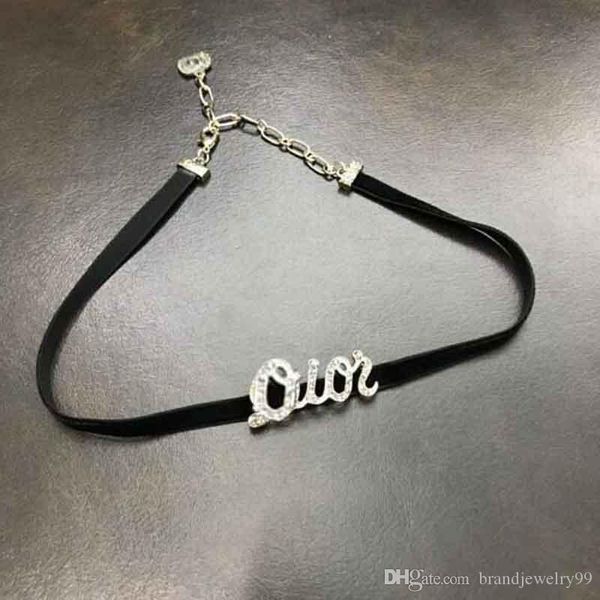 

retro punk styles necklace brand letters choker collar chain star heart letters clavicle chain women girl party jewelry accessories, Gray