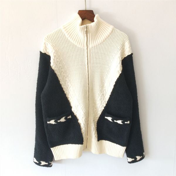 

designer sweater women europe and america sweater jacket women designer sweaters thick zipper womens designer sweater fashion knitting shirt