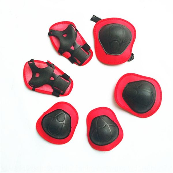 

children's sports equipment equipment set skate protective gear skating roller skating children's protective gear set 6 pieces, Black;gray