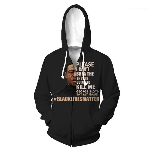 

man plus size designer zipper fly jacket mens cant breathe fashion high street clothing men 3d letter spring hoodies, Black