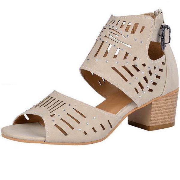 

women's shoes summer 2020 new wise amazon water diamond fish mouth thick heel women's european and american sandals, Black