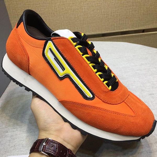 

fashion brands suede and nylon sneakers mens shoes zapatos de hombre breathable lace -up type luxury men shoes comfortable vintage sneakers, Black