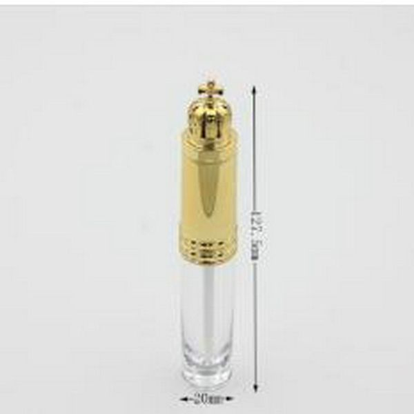 

2016 cosmetic packaging 2017 gold crown cap empty lip gloss tube with cosmetic packaging hete verkoop new bde2010 kmdus
