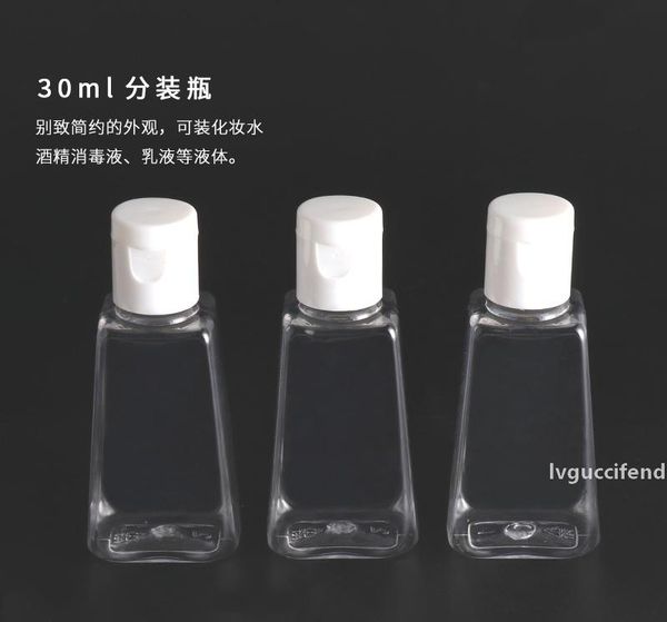 

30 ml spray bottle pet disposable hand sanitizer bottle trapezoidal bottle alcohol disinfection portable disinfection spot dhl mylovethome