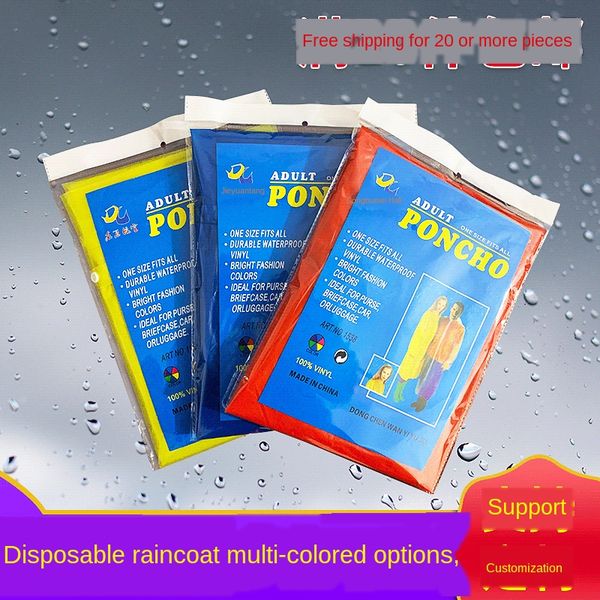 

tq6lt thickened disposable children outdoor travel poncho thickened button disposable raincoat children outdoor travel poncho bu