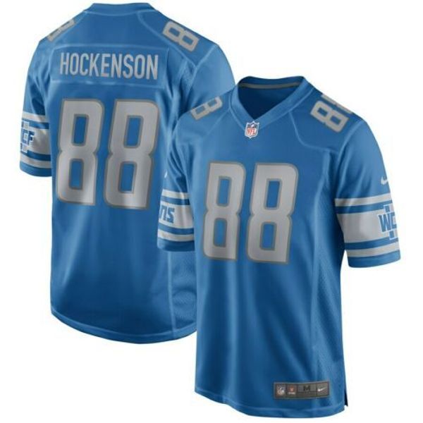

t.j. hockenson #88 men's blue xs-5xl stitched football jerseys, Gray
