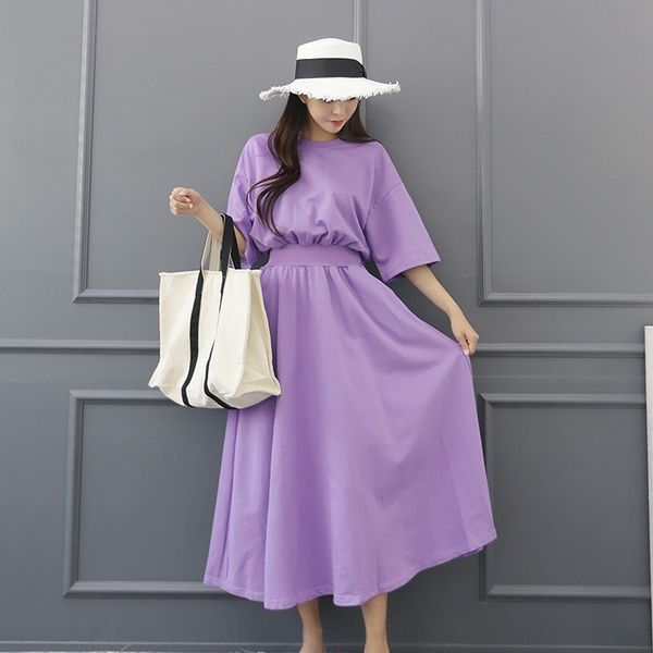 

m1hzc 2020 spring and summer new korean style 2020 spring and summer new skirt small black skirt women's fash all-match elegant big swi, Black;gray