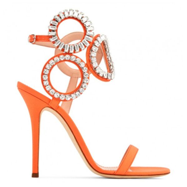 

spring pu neon pointed toe sandals women rhinestone buckle strap super high heels shoes women fashion ladies shoes sandalias, Black