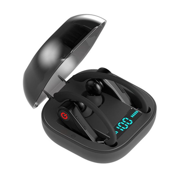 

q62 tws earphone bluetooth 5.0 wireless headset hifi waterproof handsearbud power display smart touch bilateral call earbud