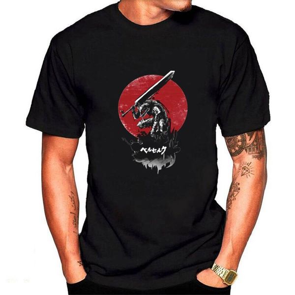 

berserk anime t shirt mens tshirts summer casual fashion cool streetwear harajuku new european style cotton tee shirt men, Gray;blue