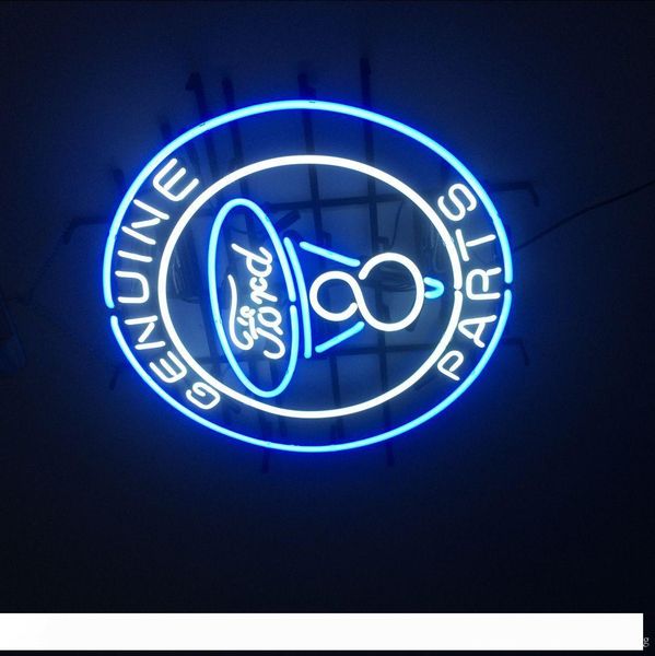

new ford 8 real glass beer bar store party decor neon signs 24x21