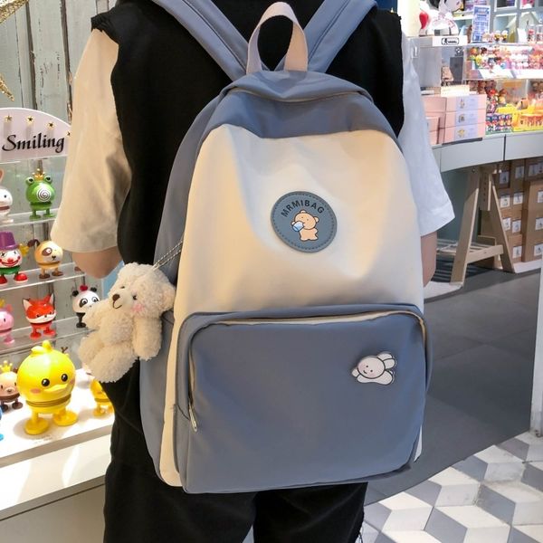 

schoolbag female 2020 new fashion versatile hipster girl girl junior high bag backpack school high school student backpack female