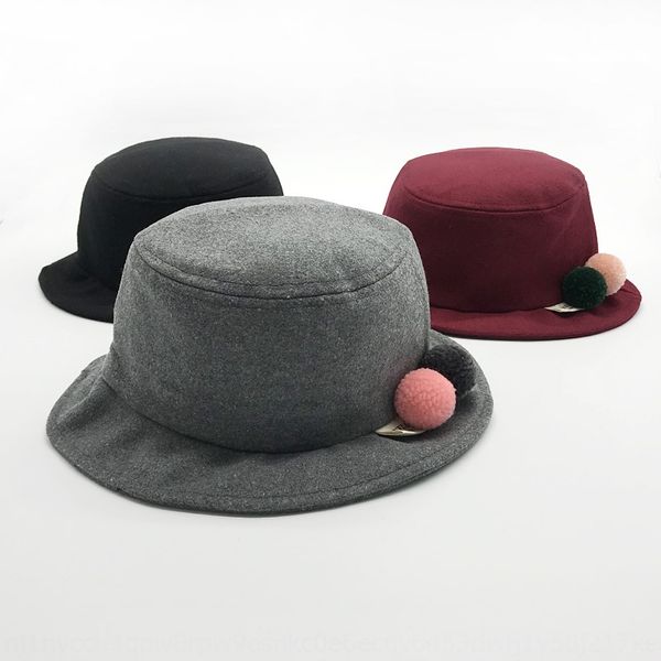 

season 1-2-3 years old girl fisherman 4 children basin korean fashion winter woolen fisherman hat baby cap baby cap hat, Blue;gray