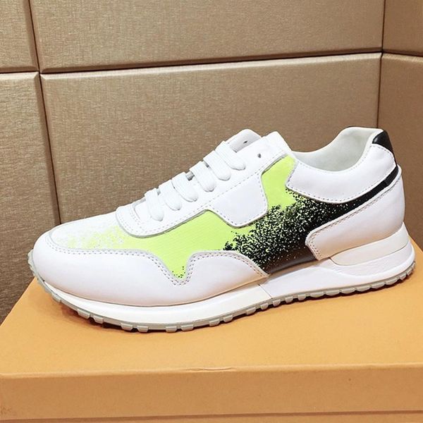 

run away sneaker men 's shoes scarpe da uomo di lusso comfortable lightweight shoes lace -up low sports men shoes dro, Black