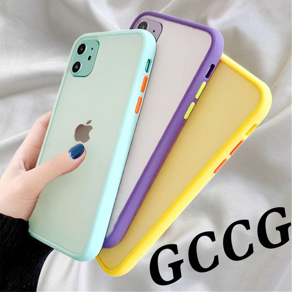

mint simple matte bumper phone case for iphone 12 mini 11 pro xr x xs max se 6s 6 8 7 plus shockproof soft tpu silicone clear case cover