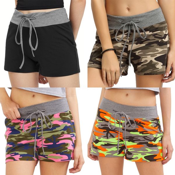 

2020 new ln2122 women fashion summer casual shorts woman stretch high waist booty shorts female black white loose beach short#9051, White;black