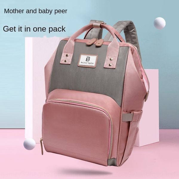 

mummy backpack fashion double shoulder mother and baby bag korean multi-functional large capacity mother bag out baby backpack