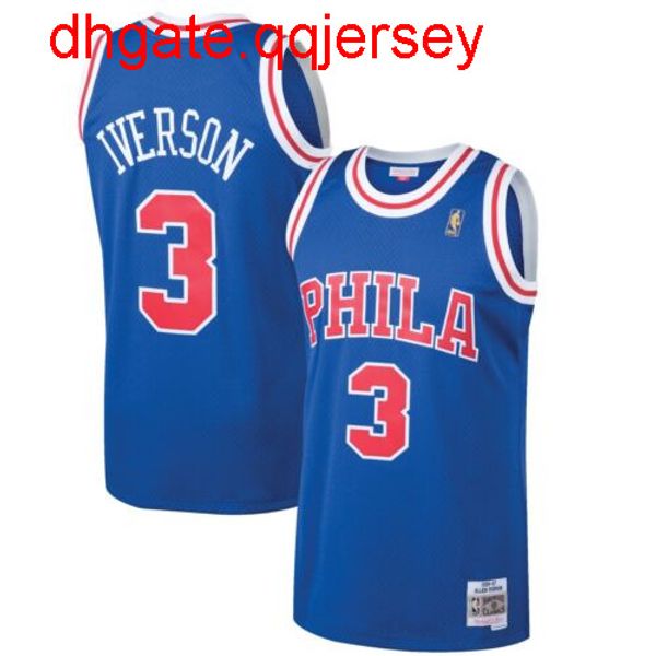 

allen iverson mitchell ness hardwood classic jersey large throwbacks vest stitched basketball jerseys, Gray