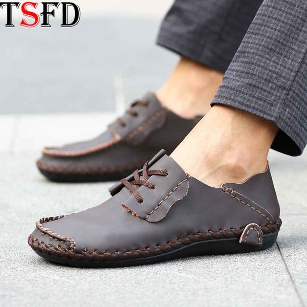 

low shoes man designer sneakers big sizes 50 walking shoe male slip-on casual leather shous driving loafers y7, Black